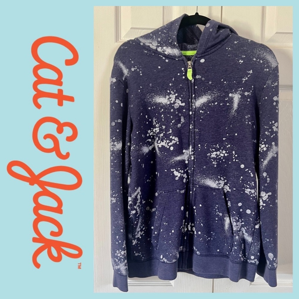 Cat and Jack zip up hoodie.